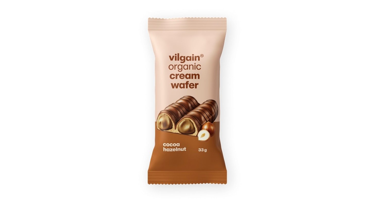 Cream Wafer BIO – kakao s lískovými ořechy