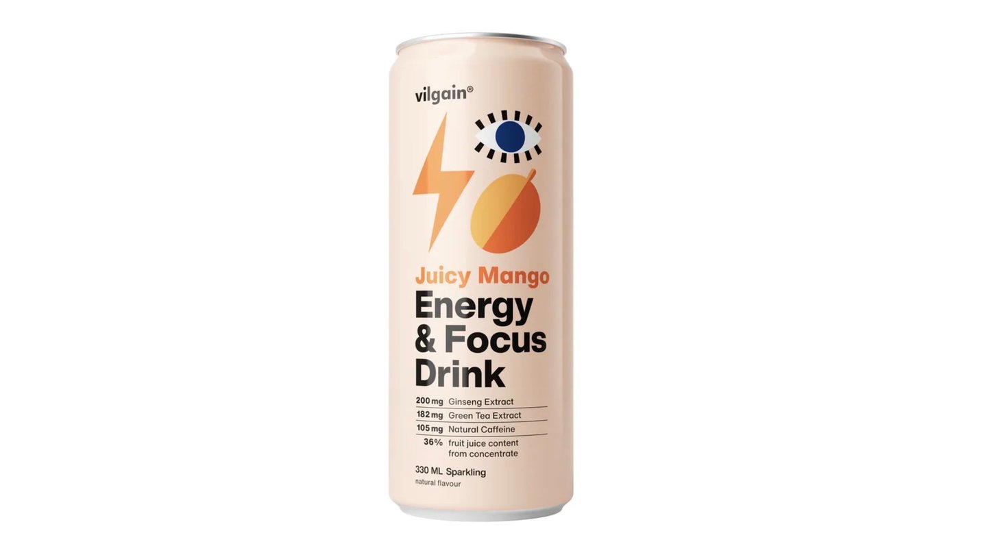 Energy & Focus Drink Mango 330ml