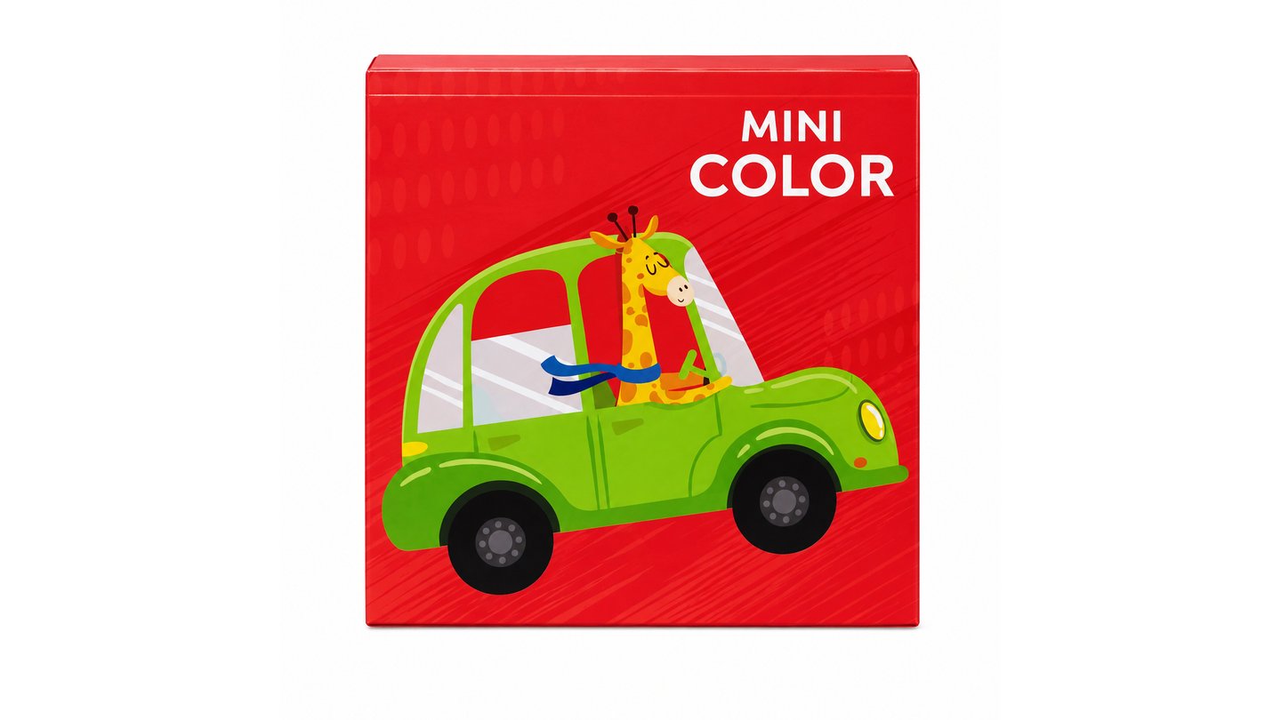 Omalovánky - auto se žirafou 