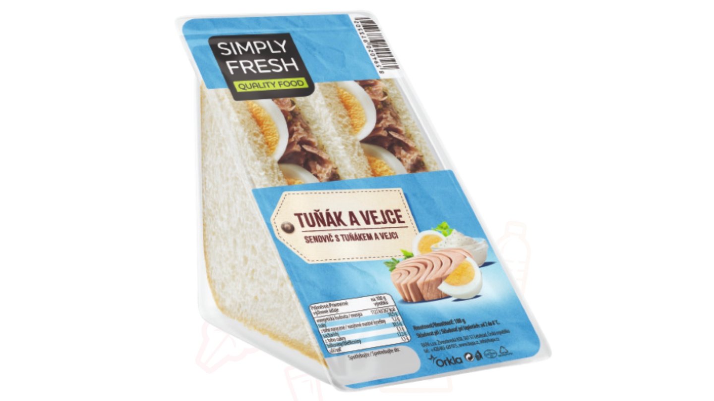 Tuňák a Vejce sendvič
