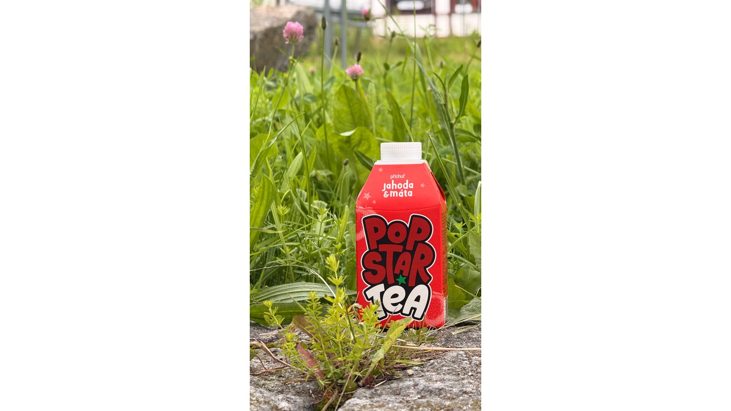 POPSTAR Tea jahoda/máta 500 ml