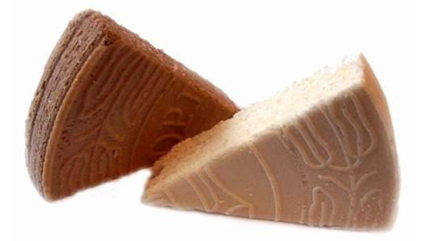 trojhránky malé čokoládové, hmotnost 50g