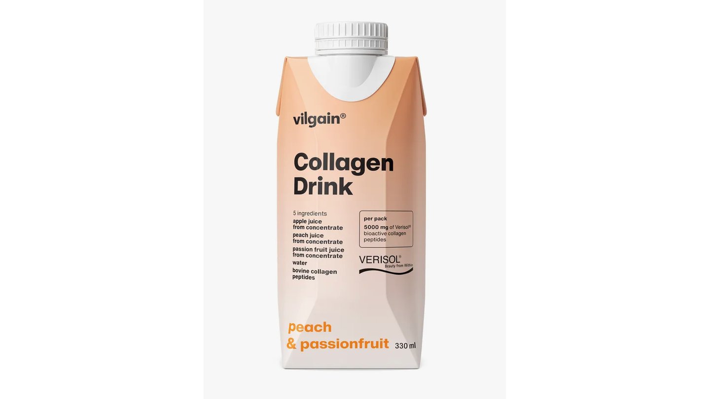 Vilgain Collagen Drink ⁠- Broskev a Marakuja