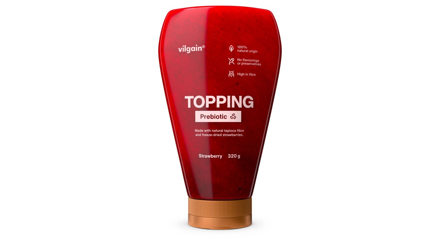 Vilgain prebiotic topping - Jahoda