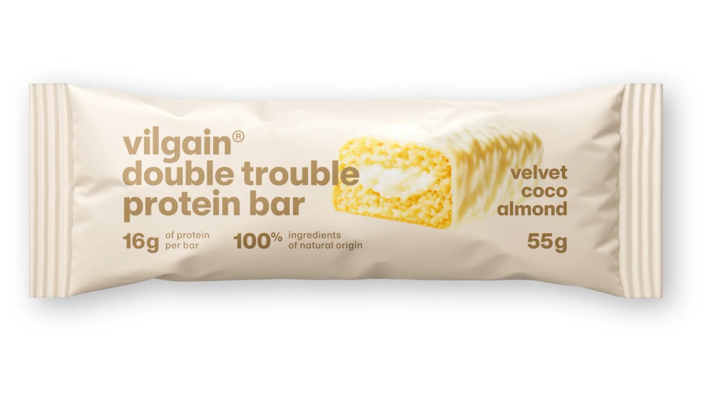 Double Trouble Protein Bar - Kokosovo-mandlový krém