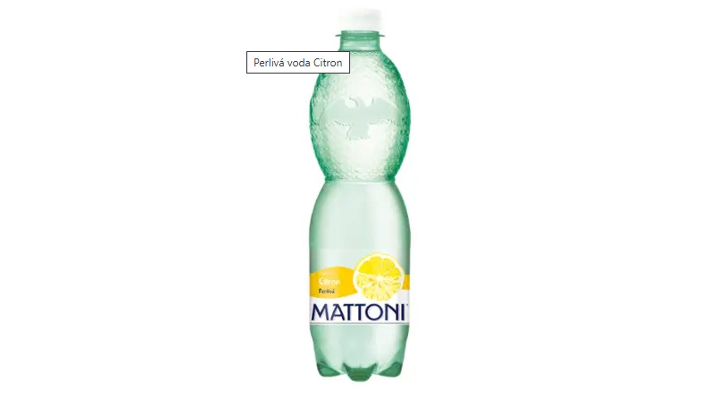 Nápoj Mattoni citron 0,5 l