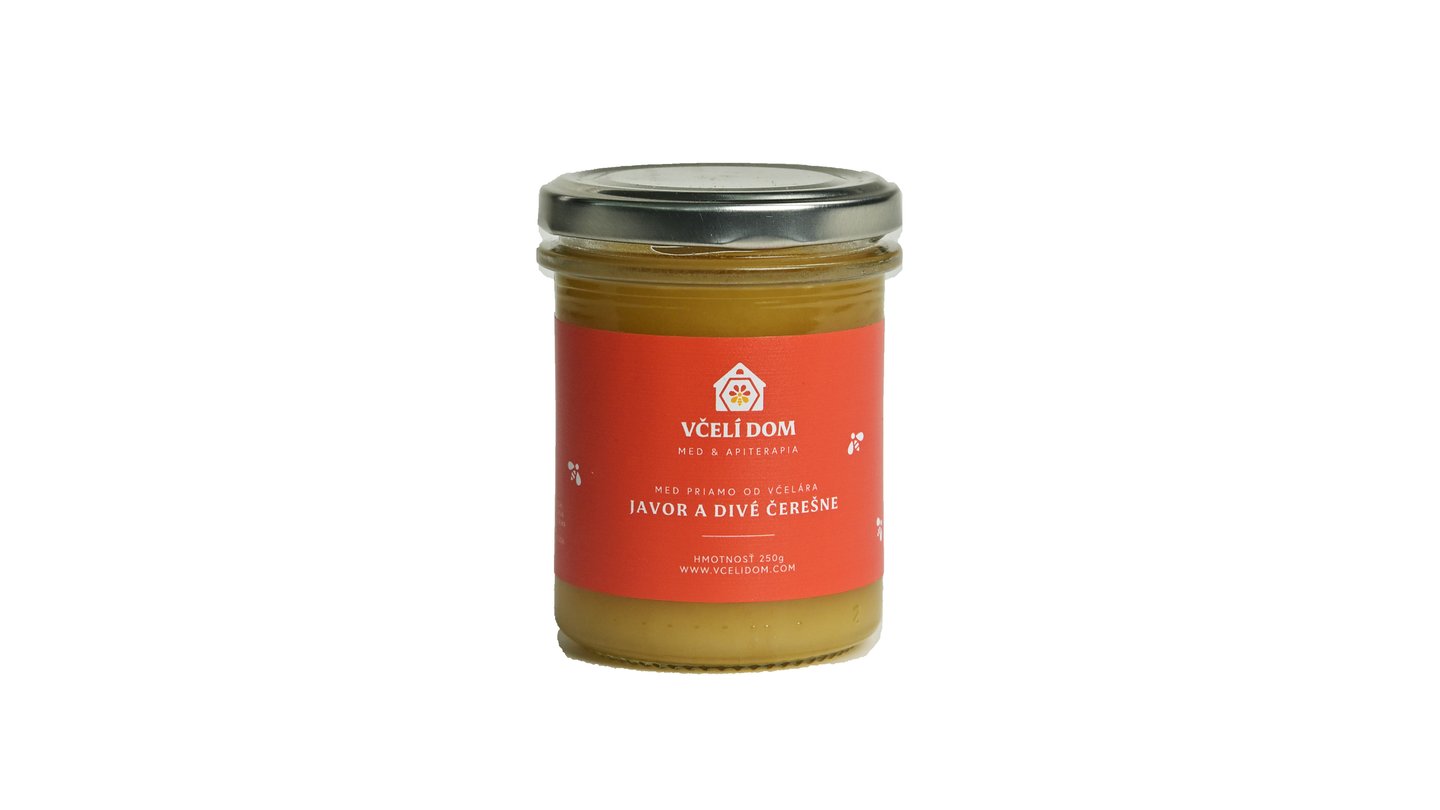 Med z kvetov javora a divej čerešne - 250g