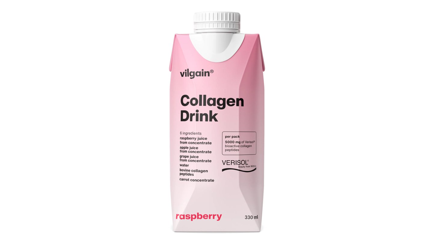Vilgain Collagen Drink - Malina 330ml