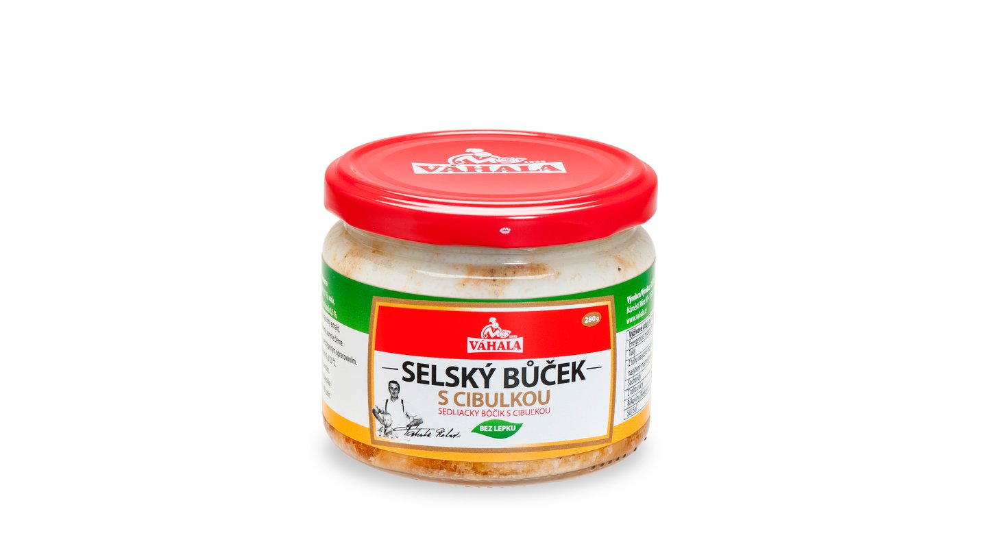 Selský buček s cibulkou 280g