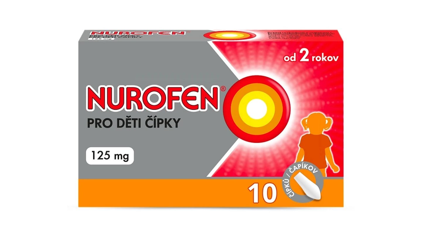 NUROFEN PRO DĚTI - ČÍPKY 125mg 10ks