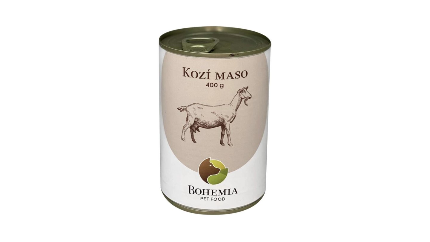 BOHEMIA Kozí maso ve vlastní šťávě 400g