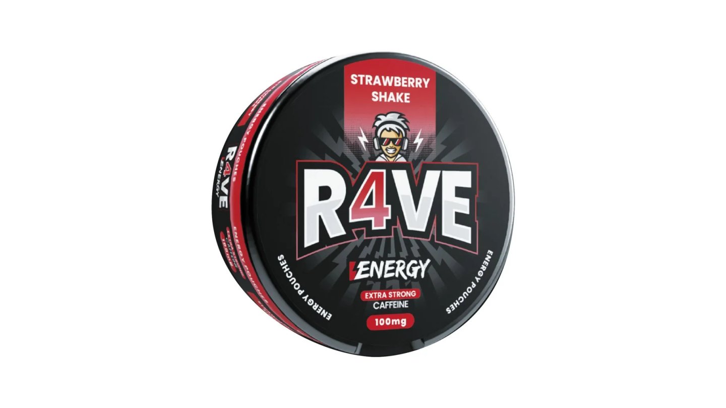 R4VE ENERGY - strawberry shake - 100 mg