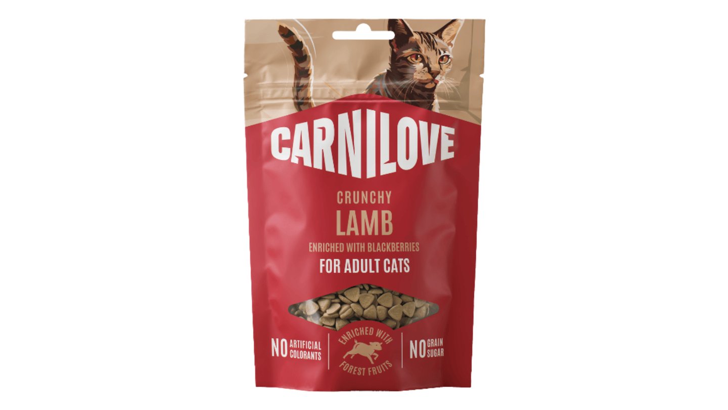 Carnilove Cat CRUNCHY Snack Lamb+Blackberries 50g