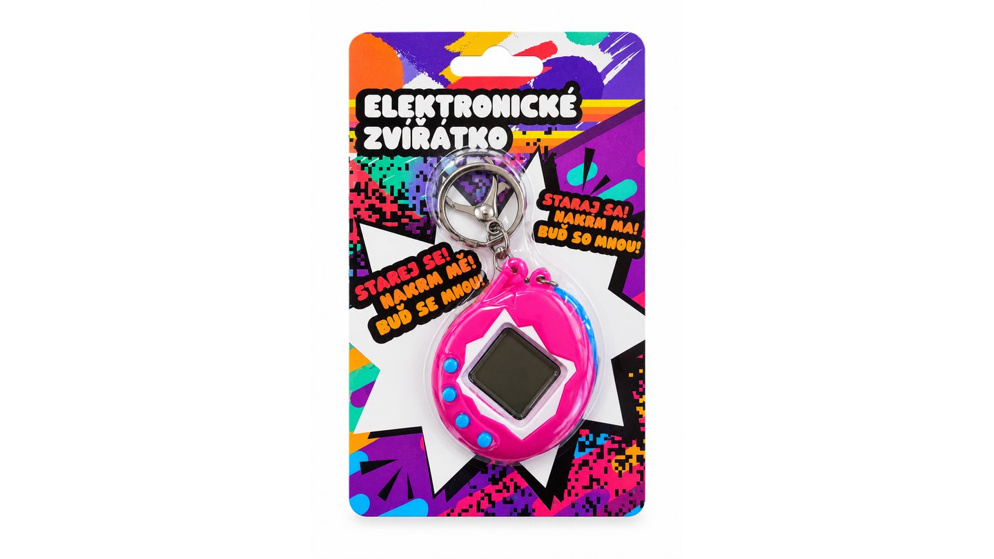 Elektronické zvířátko - růžová 
