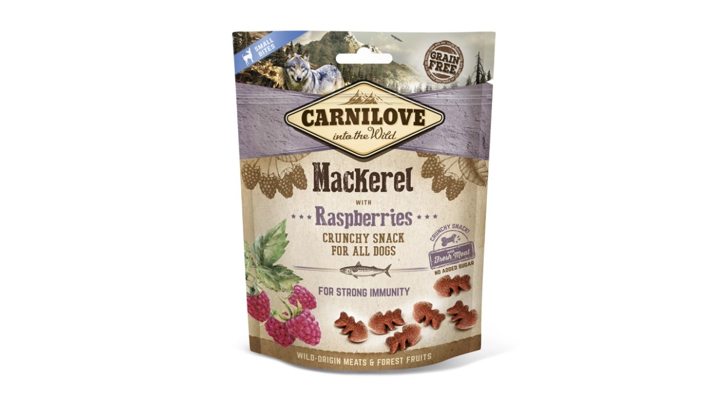 Carnilove Dog Crunchy Snack Mackerel&Raspberries 200g