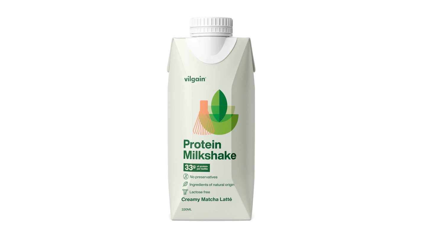 Vilgain Protein Milkshake matcha latté 330 ml