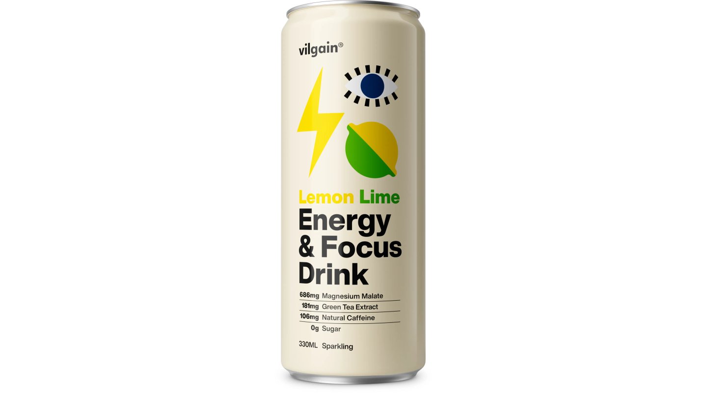 Energy & Focus Drink citron a limetka 330ml