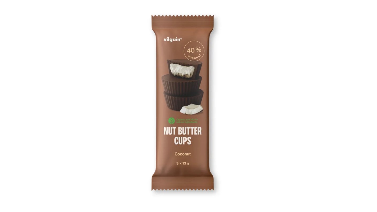Vilgain Nut Butter Cups BIO Kokos