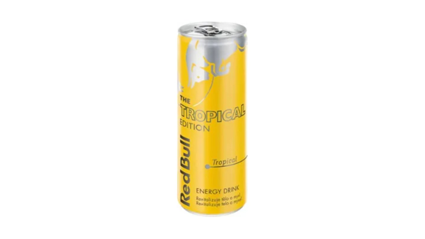 RED BULL THE TROPICAL EDITION  energy drik 250 ml