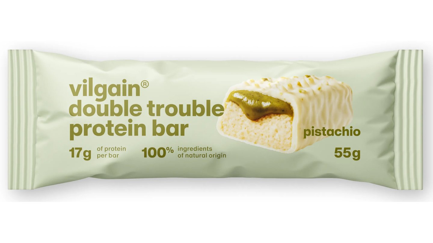 Vilgain Double Trouble pistácie 55g