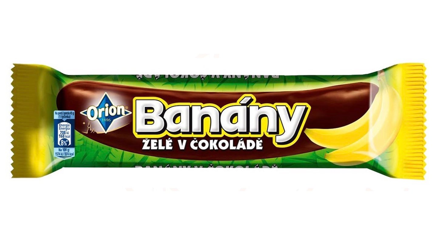 Banány v Čokoládě Orion