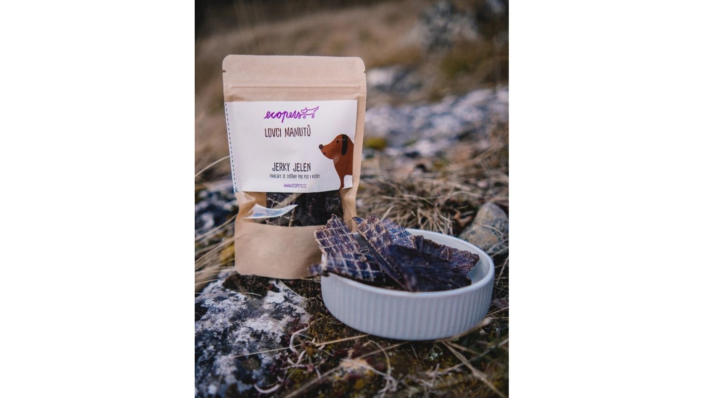 Jerky z jelena (Ecopets)