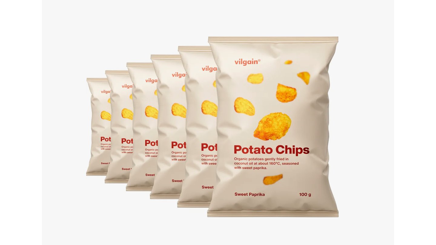 Vilgain Bramborové chipsy - Sladká paprika