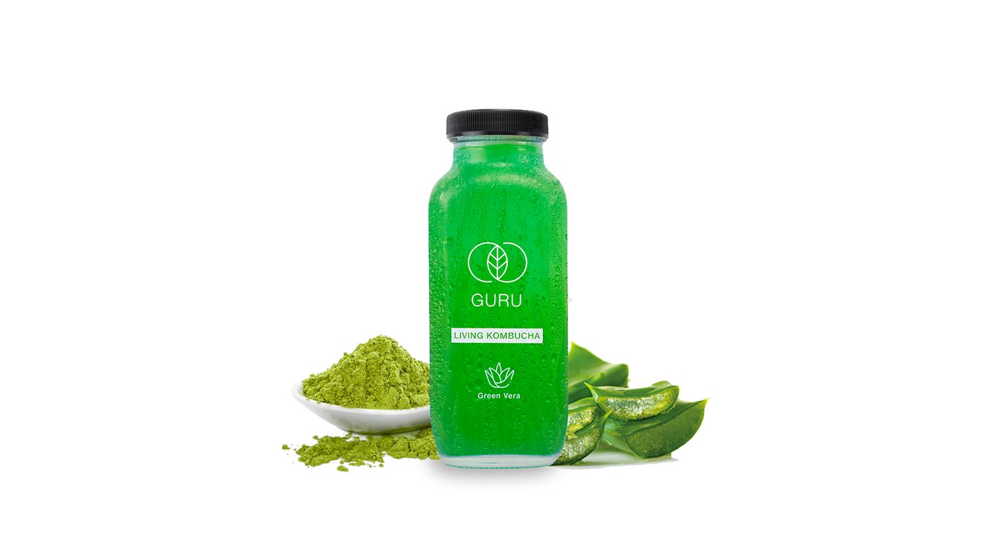 GURU - kombucha - Green Vera - 2 dávky!