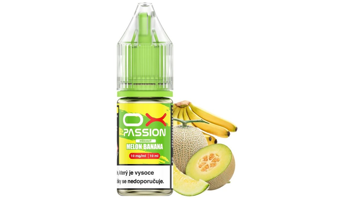 Liquid OXVA OX PASSION Salts Melon Banana 10ml - 10mg 