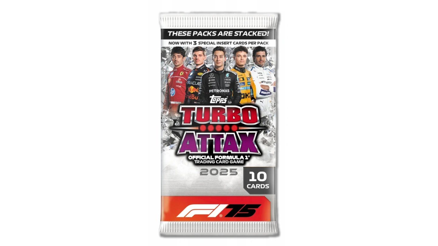 Sběratelské karty 2025 Topps F1 Turbo Attax