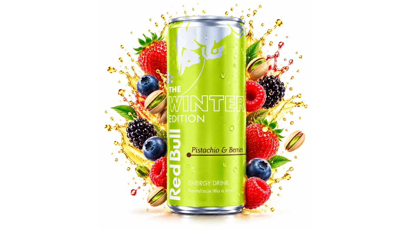 Red Bull WINTER Pistachio & Berries 250ml.