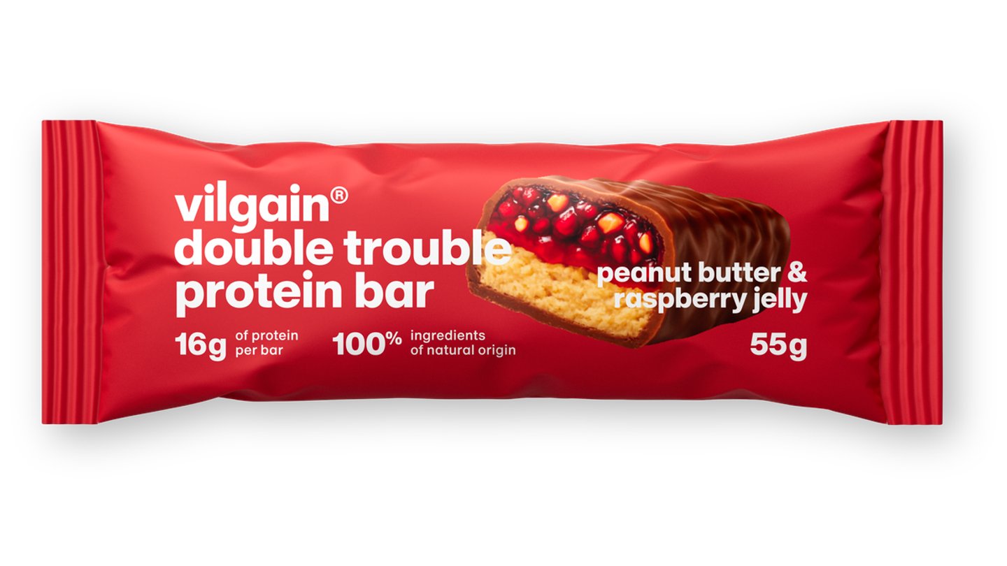 Vilgain Raspberry Jelly Protein Bar