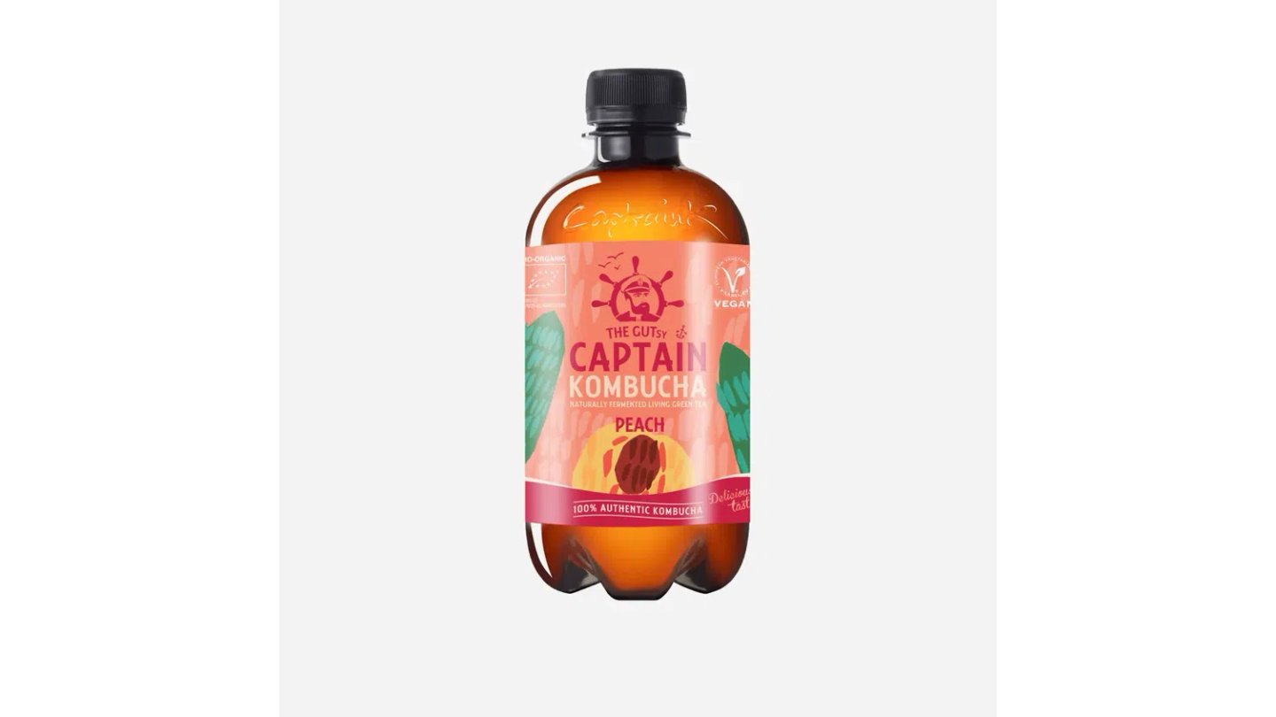 Captain Kombucha Capitan Kombucha broskev