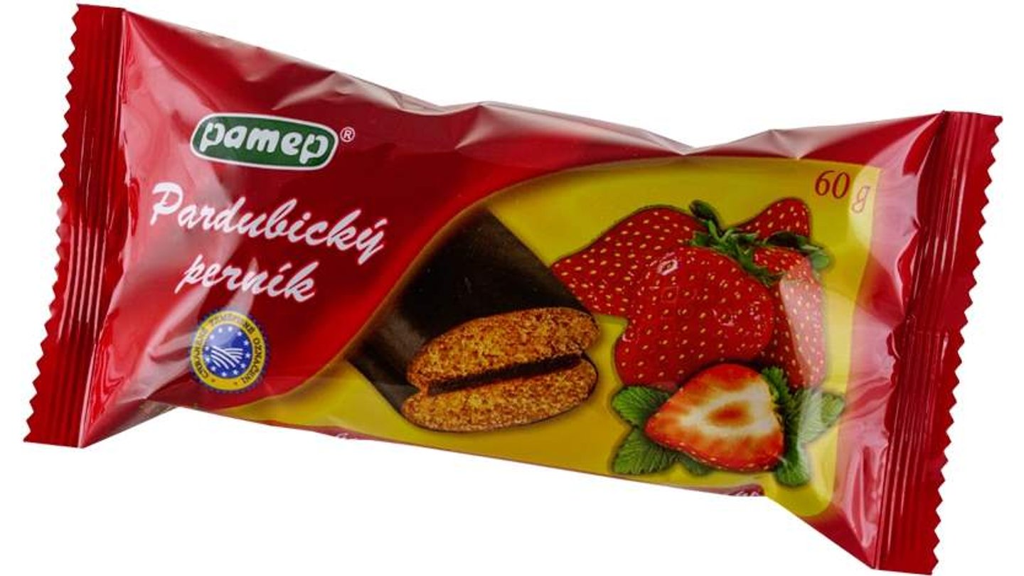 Pardubický perník jahoda Pamep 60g