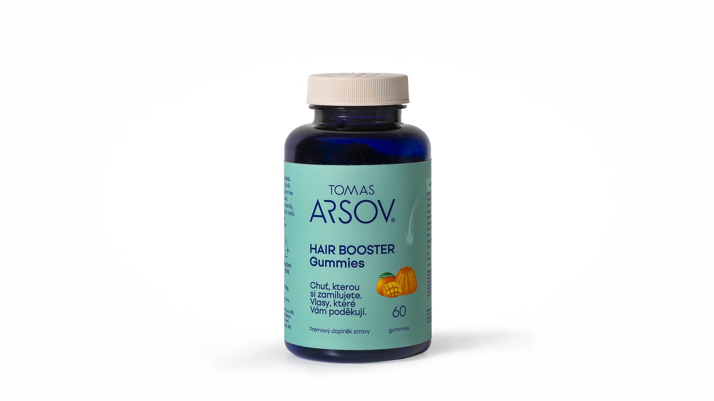 HAIR BOOSTER Gummies Mango pro podporu růstu vlasů 60 bonbonů