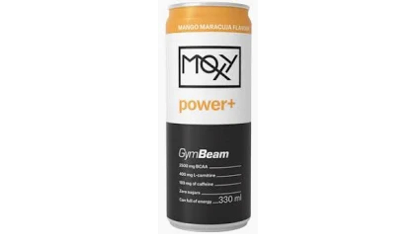 MOXY power+ Energetický nápoj - GymBeam - Mango Marakuja