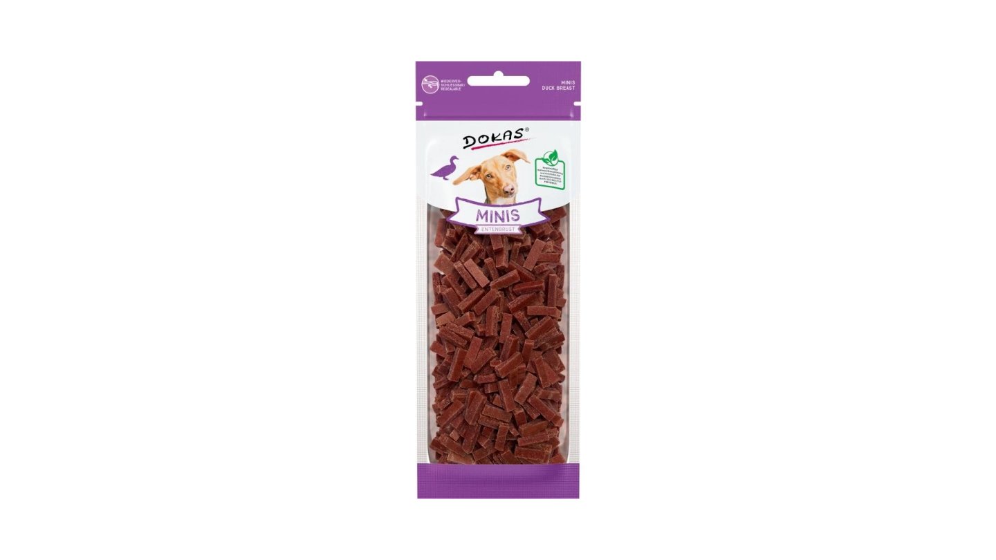 Kachní mini kostičky Dokas