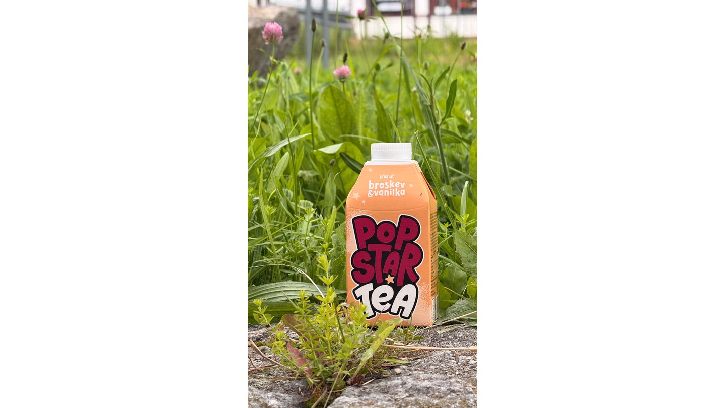 POPSTAR Tea broskev 500 ml