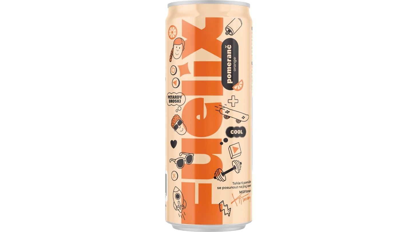 FUELIX DRINK, pomeranč, 250 ml