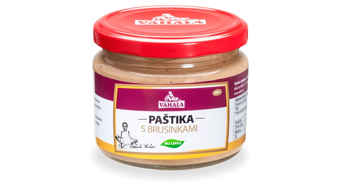 Paštika s brusinkami