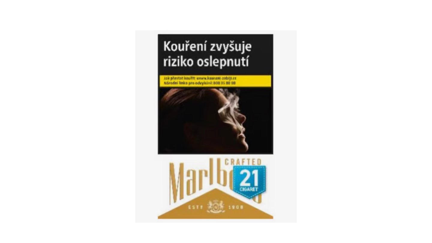 Marlboro Crafted Gold KS 21ks U161Kč