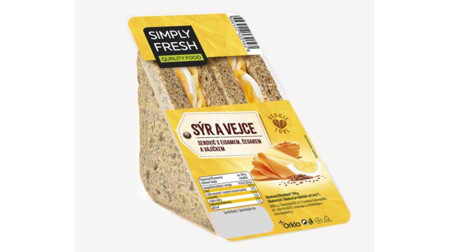 Sýr a Vejce sendvič