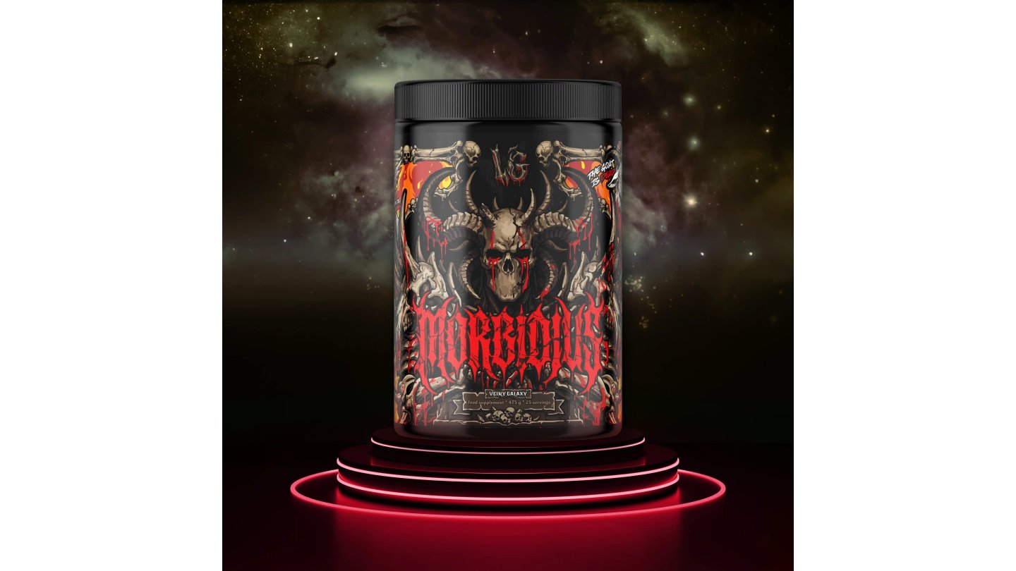 FROSTY PEAR MORBIDIUS – THE STRONGEST EU PREWORKOUT 477 g | cca 25 dávek | 
