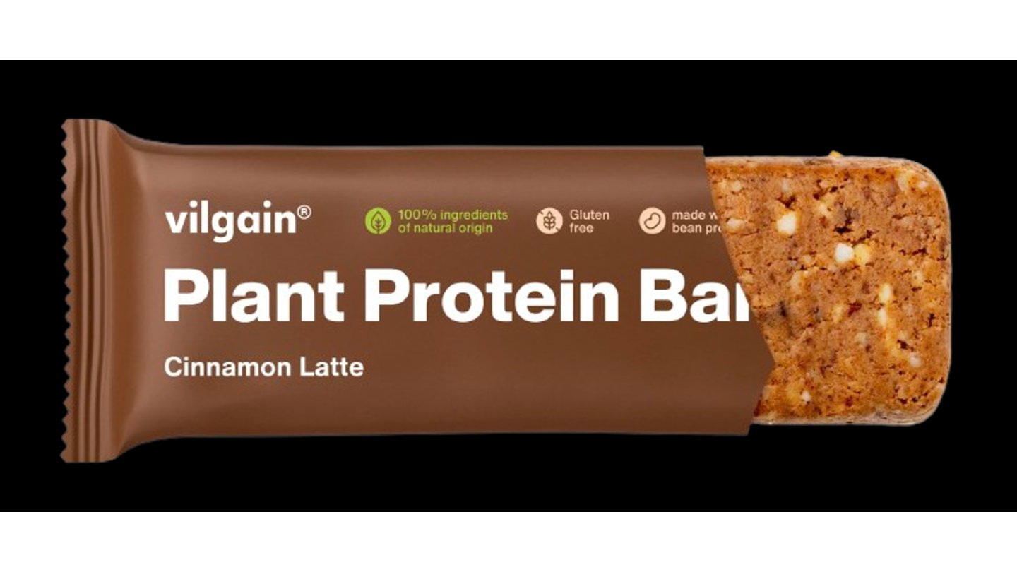 Vilgain Plant Protein Bar skořicové latté 50 g