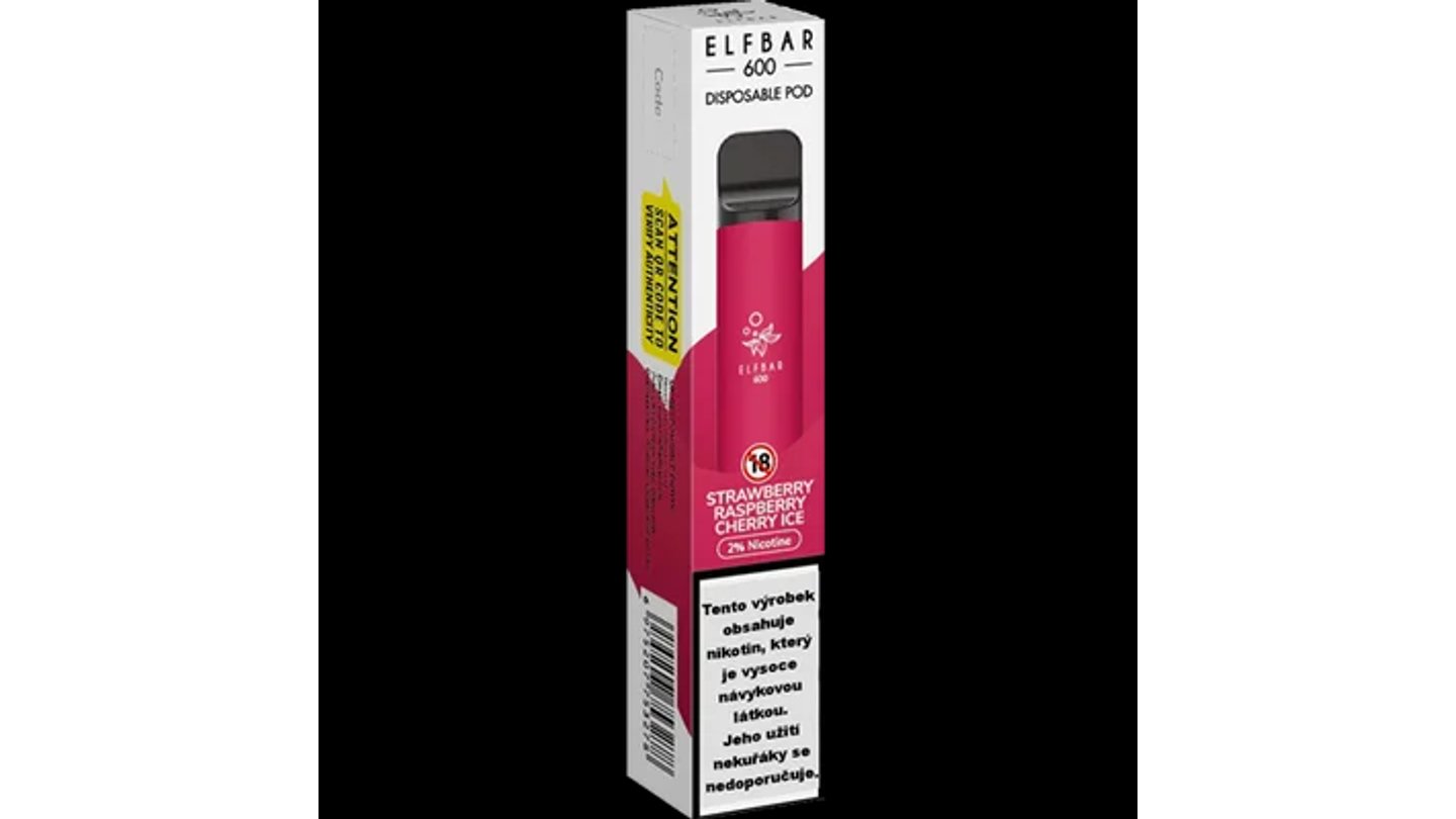Elfbar Strawberry Raspberry Cherry Ice