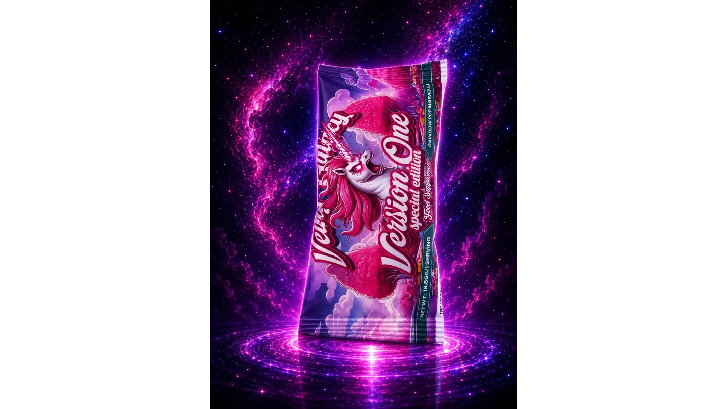 Version one – vzorek 20 g (Rainbow Pop Maracuja)