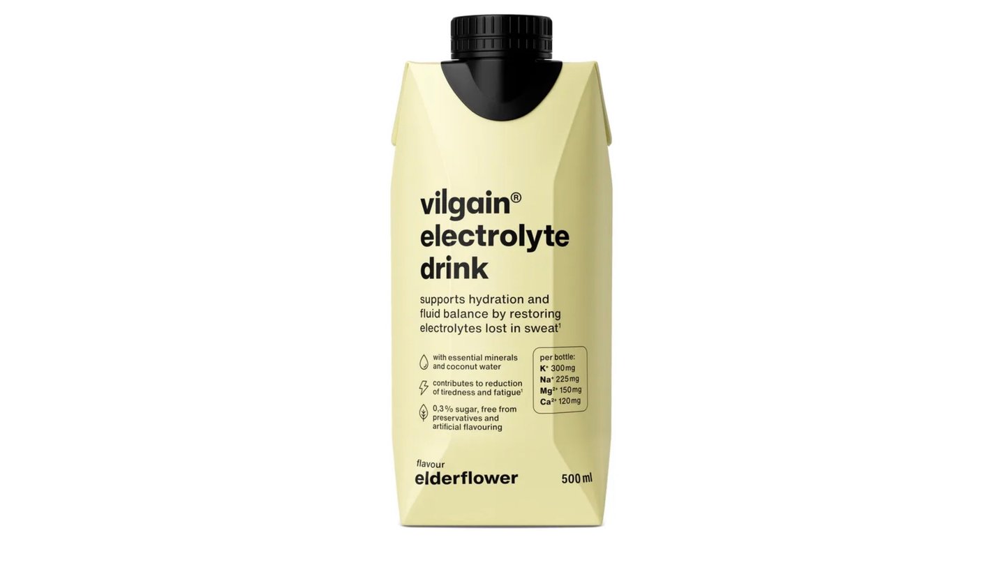 Vilgain Electrolyte Drink Elderflower bezinka 