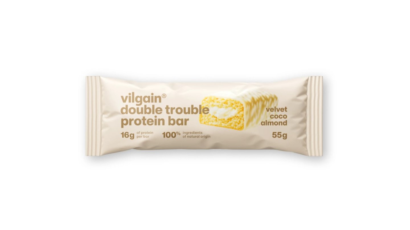 Vilgain Double Trouble Protein Bar ⁠- Kokosovo-mandlový krém