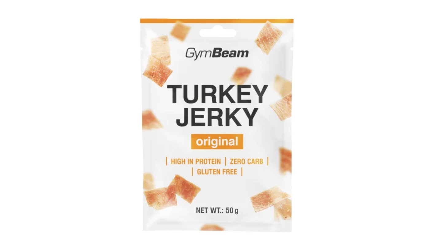 Sušené maso Turkey Jerky - GymBeam - 50 g