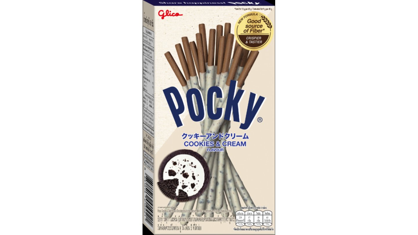 Pocky tyčinky 45g Cookies & Cream